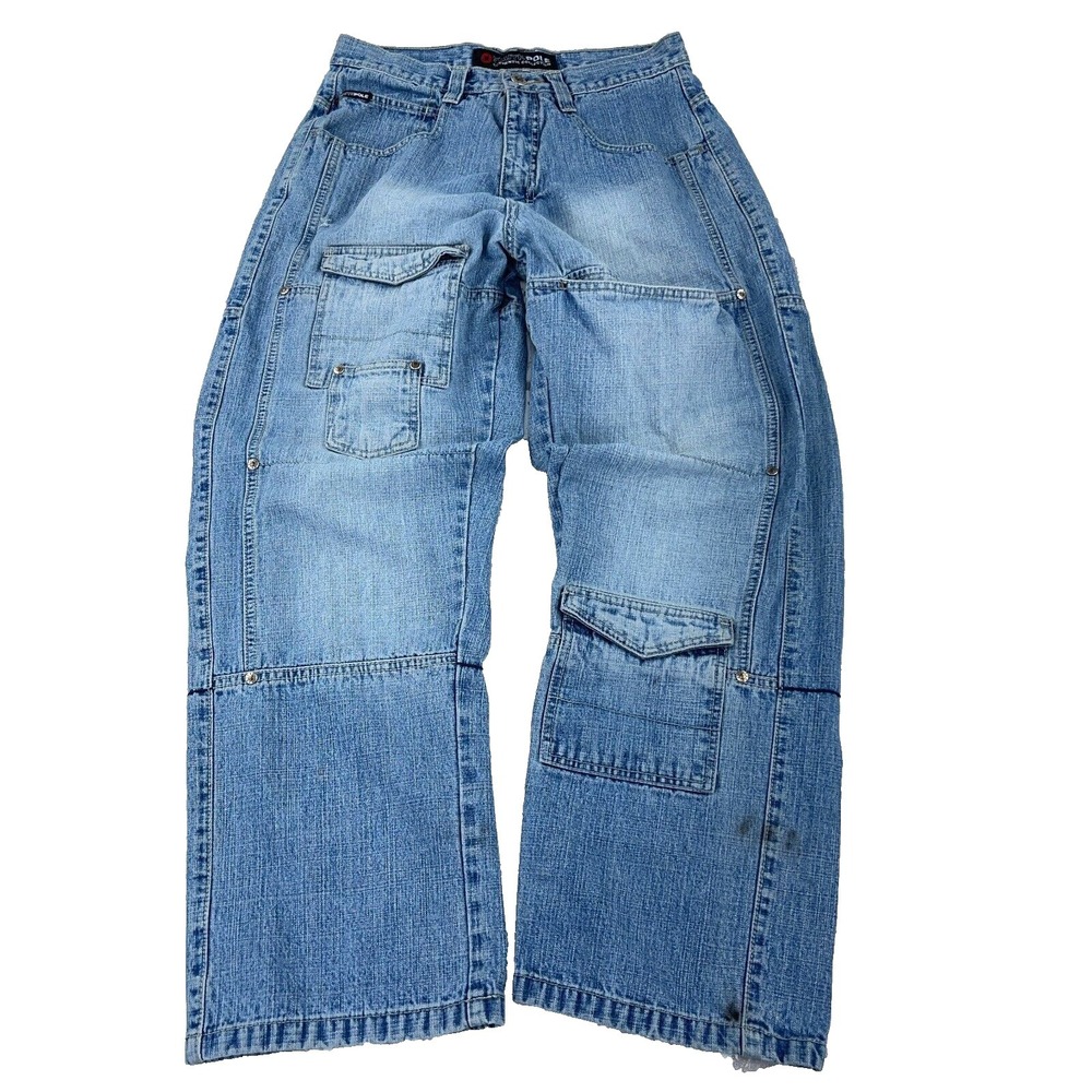 Vintage Y2K South Pole Jeans Men 32x29 Baggy Cargo Loose Skate Grunge 2000s
